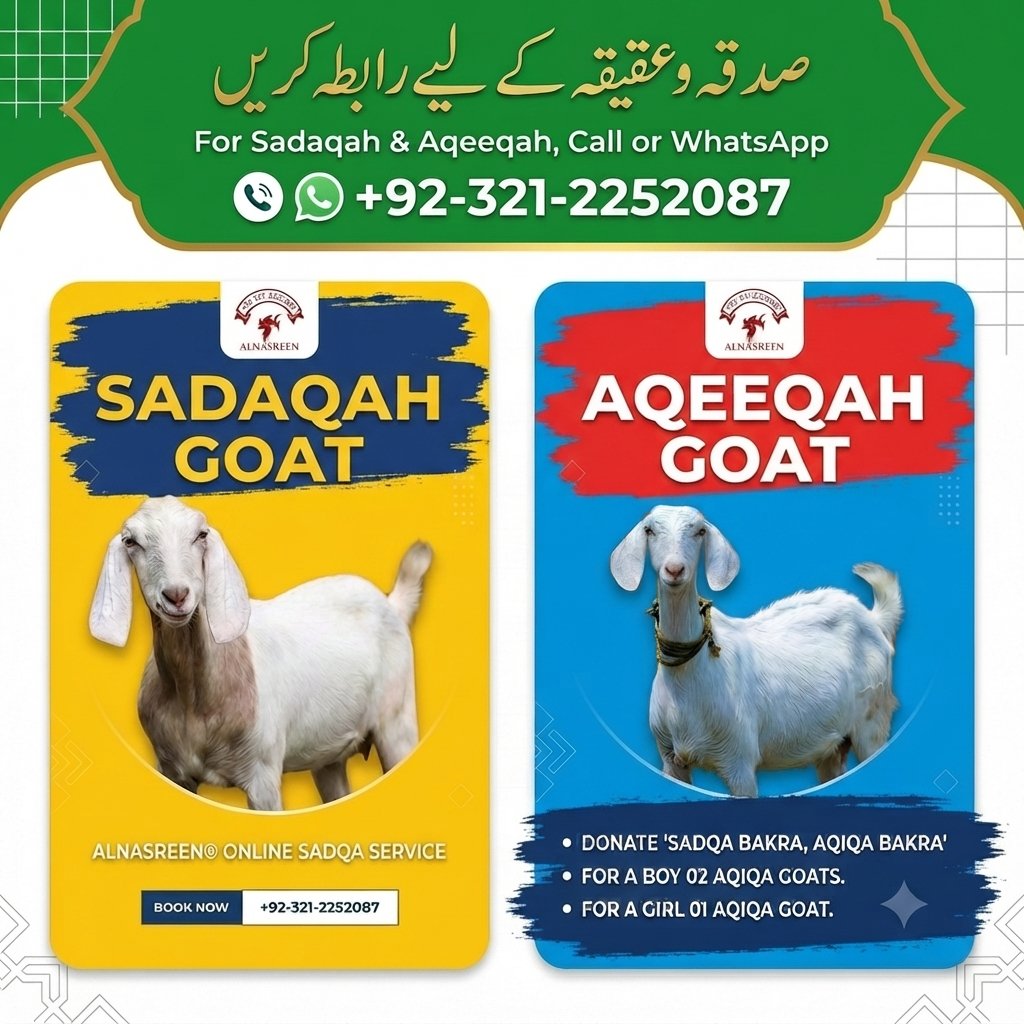 Donate Aqiqah Online in Pakistan | Same-Day, Video Proof