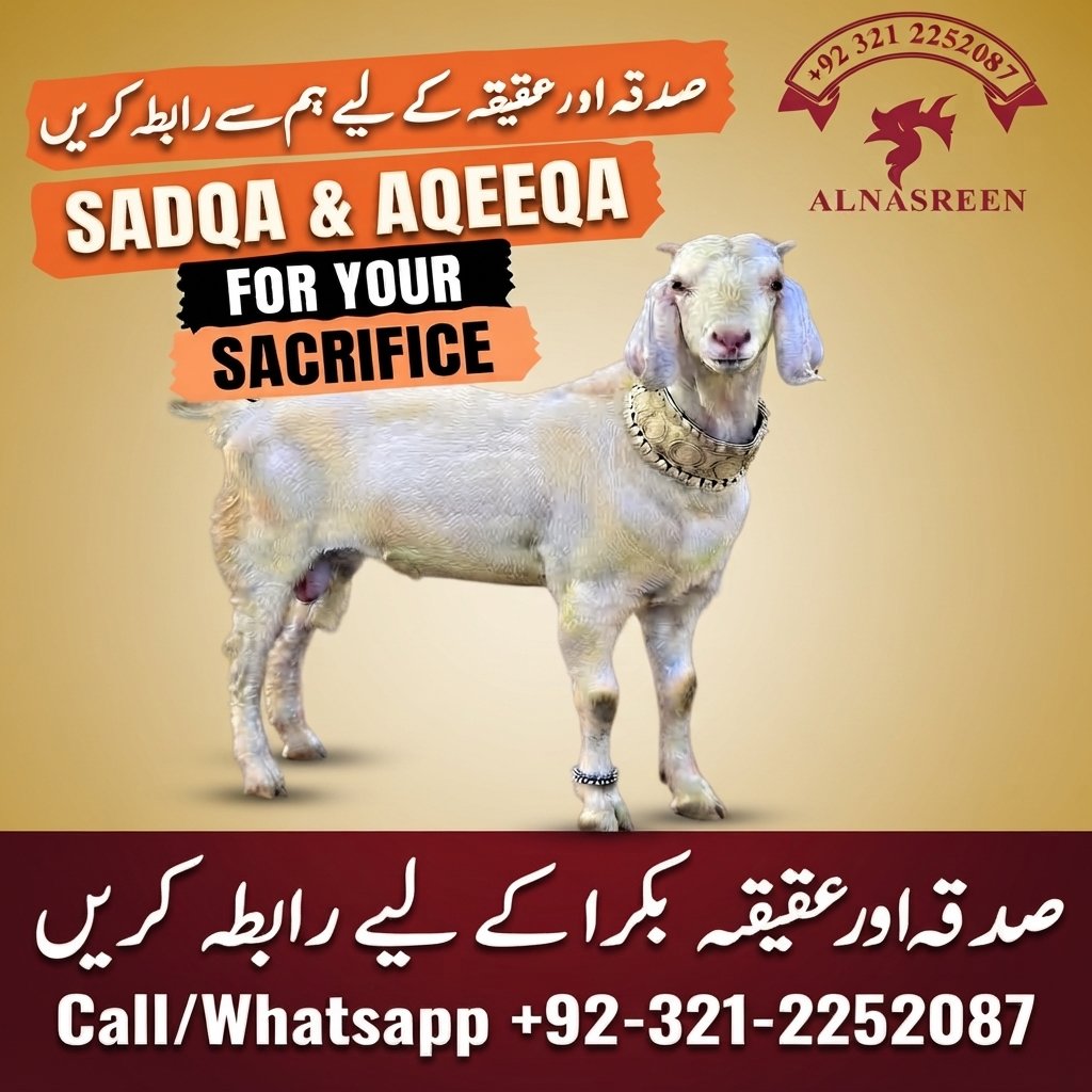 Sadqa Bakra At Home