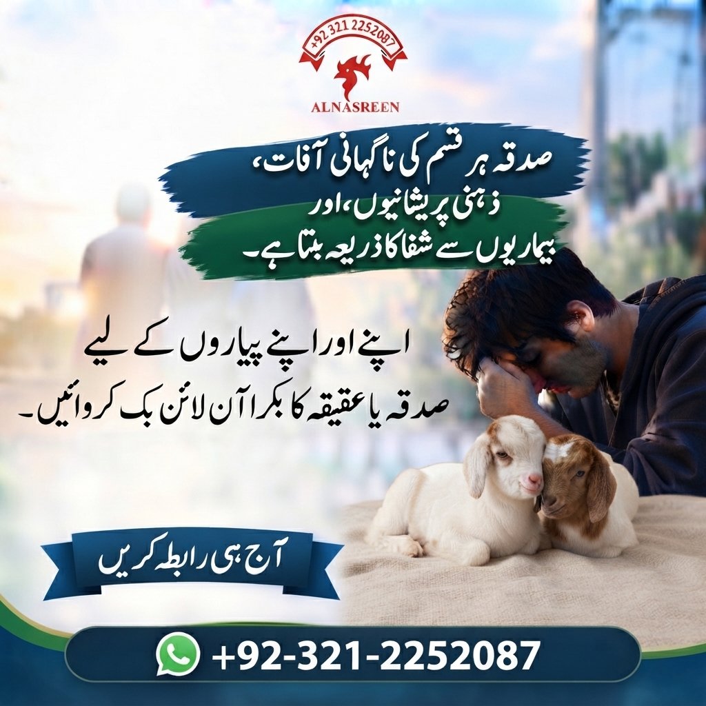 Sadqa Bakra At home